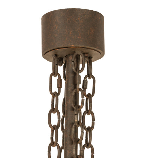 54 inch Parnella 8 Light Chandel-Air detail view