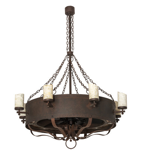 54 inch Parnella 8 Light Chandel-Air detail view