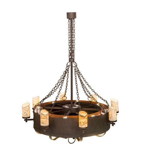 54 inch Parnella 8 Light Chandel-Air detail view