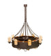 54 inch Parnella 8 Light Chandel-Air detail view