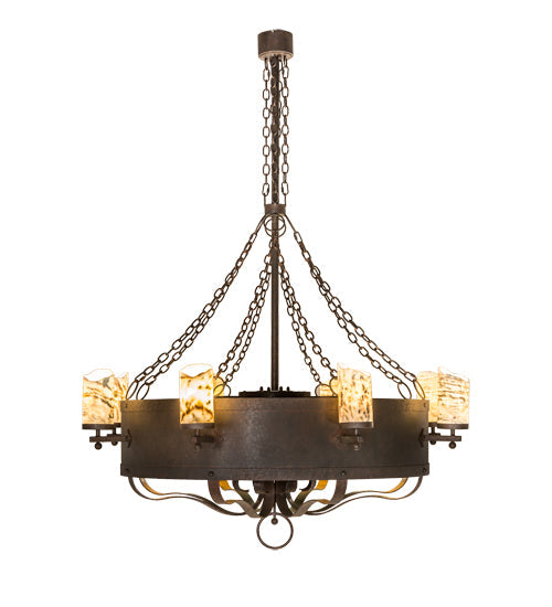 54 inch Parnella 8 Light Chandel-Air detail view