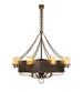 54 inch Parnella 8 Light Chandel-Air detail view