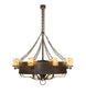 54 inch Parnella 8 Light Chandel-Air detail view