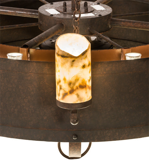 54 inch Parnella 8 Light Chandel-Air detail view