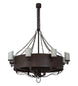 54" Parnella 24 Light Chandelier detail view