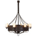 54" Parnella 24 Light Chandelier detail view