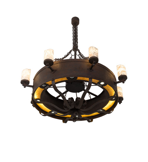 54" Parnella 24 Light Chandelier detail view