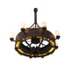 54" Parnella 24 Light Chandelier detail view