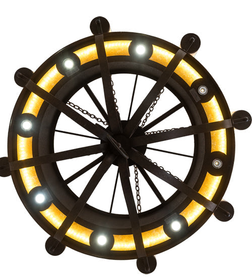 54" Parnella 24 Light Chandelier detail view