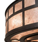 45 inch T Mission Chandel-Air detail view