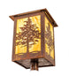 16" Tamarack Post Mount detail
