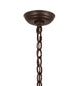 30 inch Driftwood 6 Light Chandelier detail view