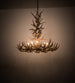 43" Antlers Whitetail Deer 8 Light Chandelier hero view