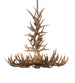 43" Antlers Whitetail Deer 8 Light Chandelier detail view