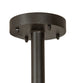 60" French Horn 17 Light Chandelier detail view