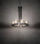 28" Arion 8 Light Chandelier detail view