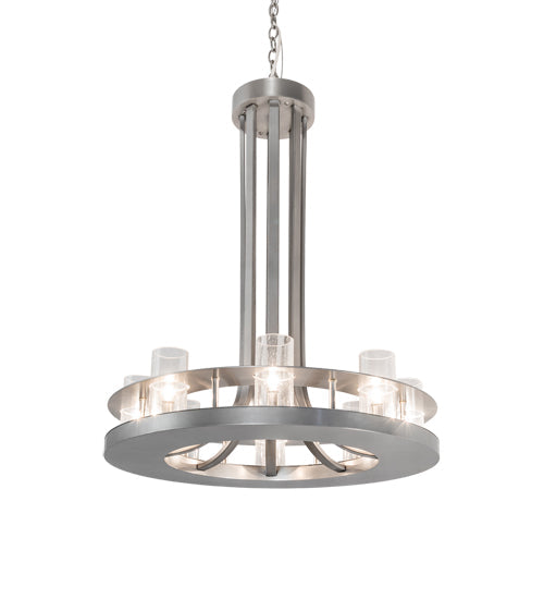 28" Arion 8 Light Chandelier detail view