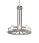 28" Arion 8 Light Chandelier detail view