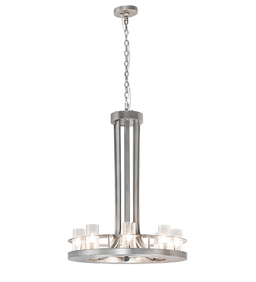 28" Arion 8 Light Chandelier detail view
