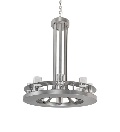 28" Arion 8 Light Chandelier detail view