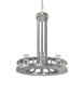 28" Arion 8 Light Chandelier detail view