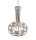 28" Arion 8 Light Chandelier detail view