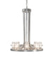 28" Arion 8 Light Chandelier detail view