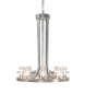 28" Arion 8 Light Chandelier detail view