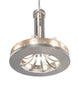 28" Arion 8 Light Chandelier detail view