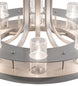28" Arion 8 Light Chandelier detail view