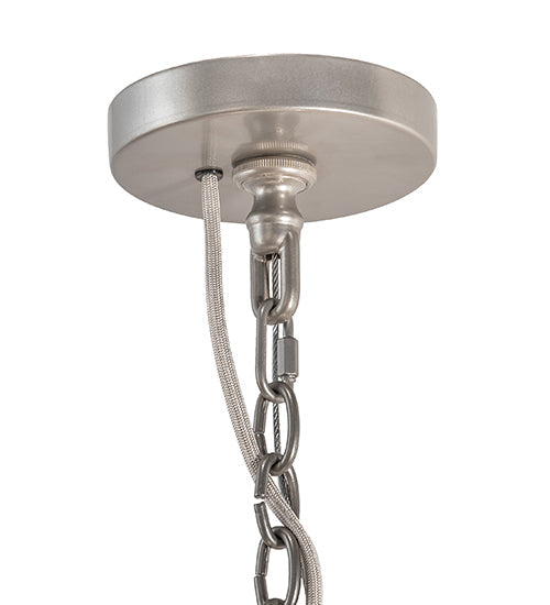 28" Arion 8 Light Chandelier detail view