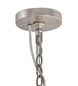 28" Arion 8 Light Chandelier detail view