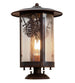 10" Fulton Winter Pine Pier Mount detail