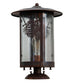 10" Fulton Winter Pine Pier Mount detail