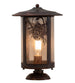 10" Fulton Winter Pine Pier Mount detail