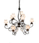40" Grace 10 Light Chandelier detail view