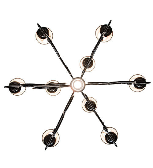 40" Grace 10 Light Chandelier detail view