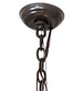40" Grace 10 Light Chandelier detail view