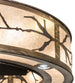 50 inch Branches Chandel-Air detail view
