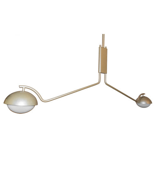 62" Bola Deux 2 Light Oblong Pendant - detail 2