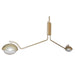 62" Bola Deux 2 Light Oblong Pendant - detail 2