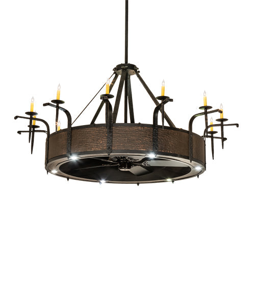 74 inch Costello 12 Light Chandel-Air detail view