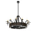 74 inch Costello 12 Light Chandel-Air detail view