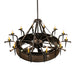 74 inch Costello 12 Light Chandel-Air detail view