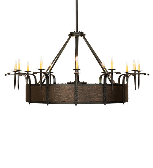 74 inch Costello 12 Light Chandel-Air detail view