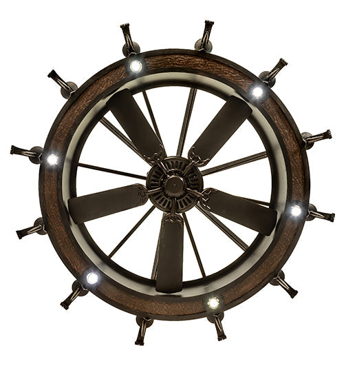 74 inch Costello 12 Light Chandel-Air detail view