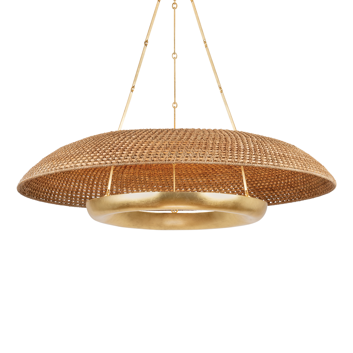 Hudson Valley Oaklyn Chandelier 2348-VGL detail view