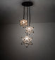 17" Moravian Star 3 Light Cascading Pendant - hero