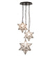 17" Moravian Star 3 Light Cascading Pendant - detail 4