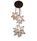 17" Moravian Star 3 Light Cascading Pendant - detail 5